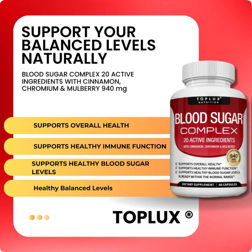 Blood Sugar Balance Capsules – Cinnamon &amp; Alpha Lipoic Acid