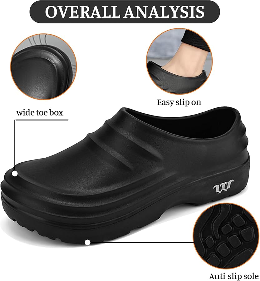 Men’s Non-Slip Kitchen Work Shoes