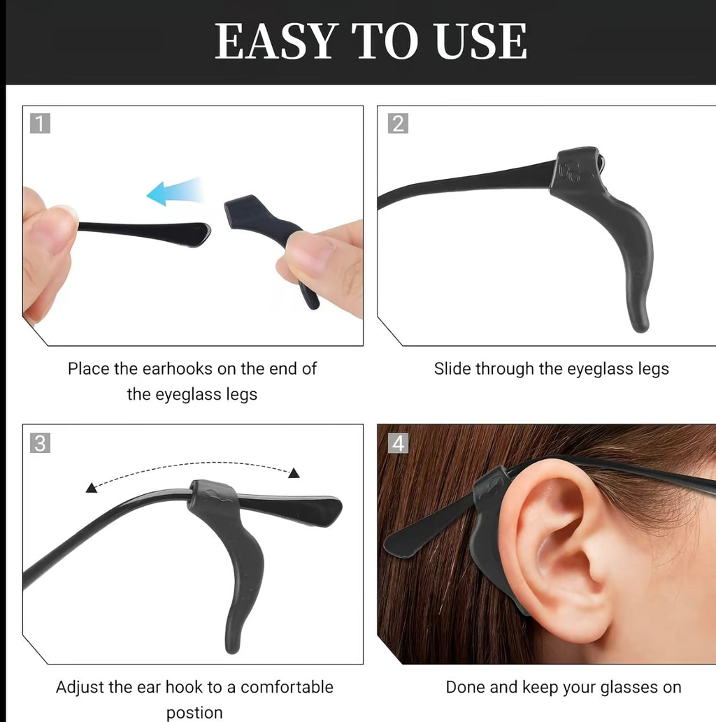 Anti-Slip Eyeglass Sleeves.
