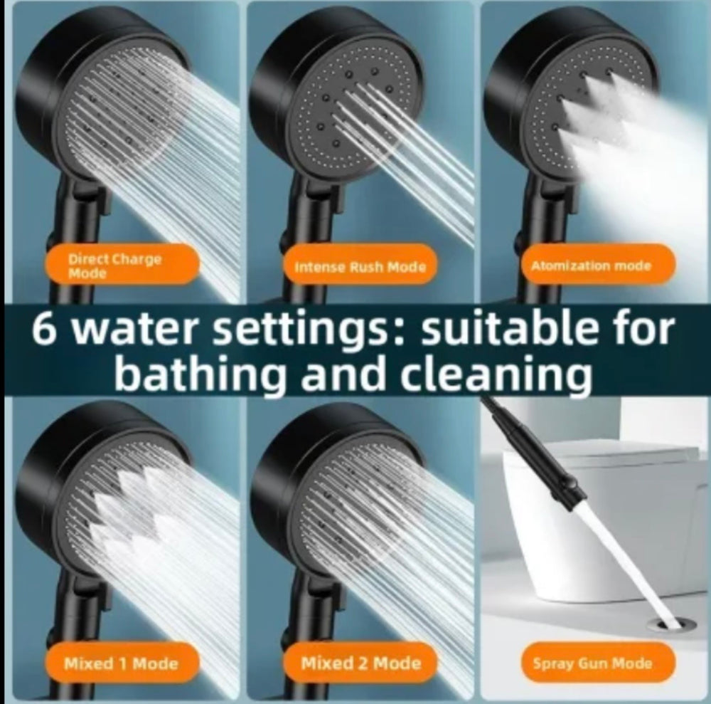 High Pressure Shower Head with Hose