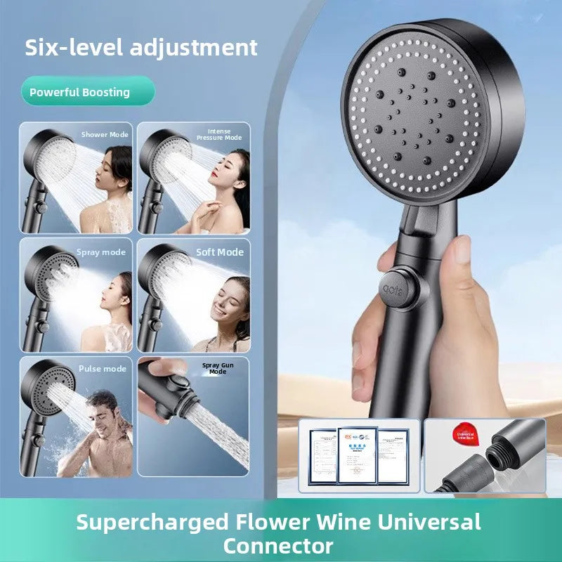 High Pressure Shower Head with Hose